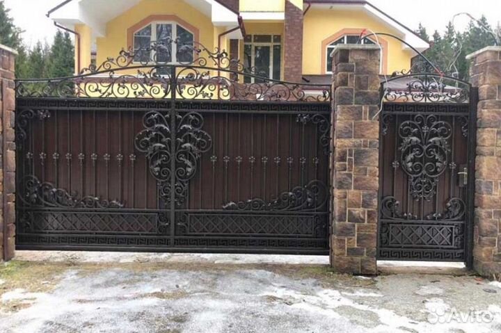 Кованые ворота