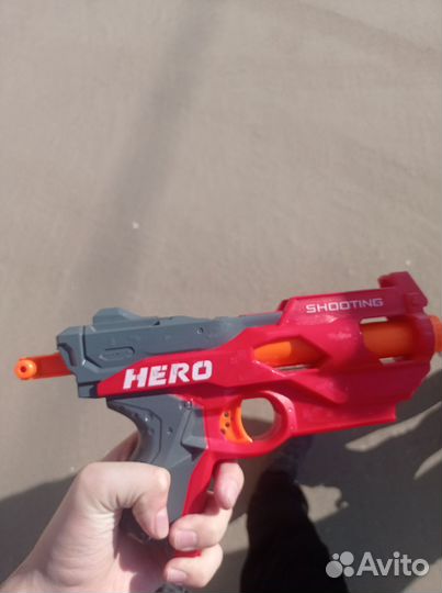 Бластер нерф hero shotgun