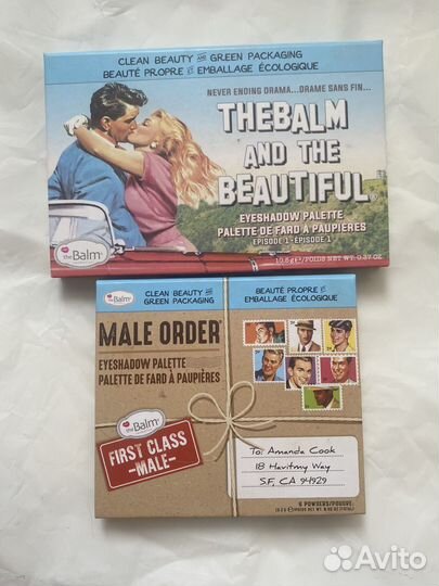 Палетка теней the balm