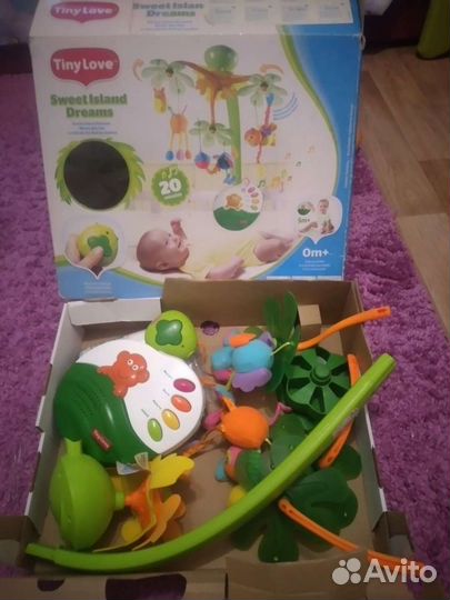 Карусель детская (мобиль) с пультом