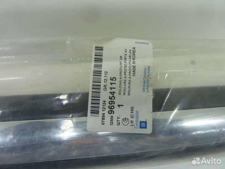 Chevrolet Spark Молдинги Дверей Новые Хром