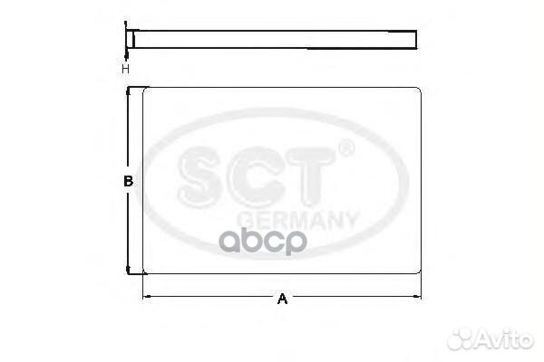 Фильтр салона SA1269 SCT