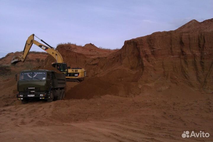 Песок карьерный