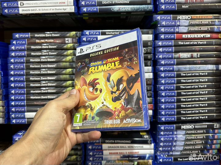 Crash team rumble ps 5 диск новый