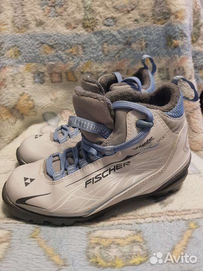 Лыжные ботинки fisher eu39 NNN. Росс размер 37-38