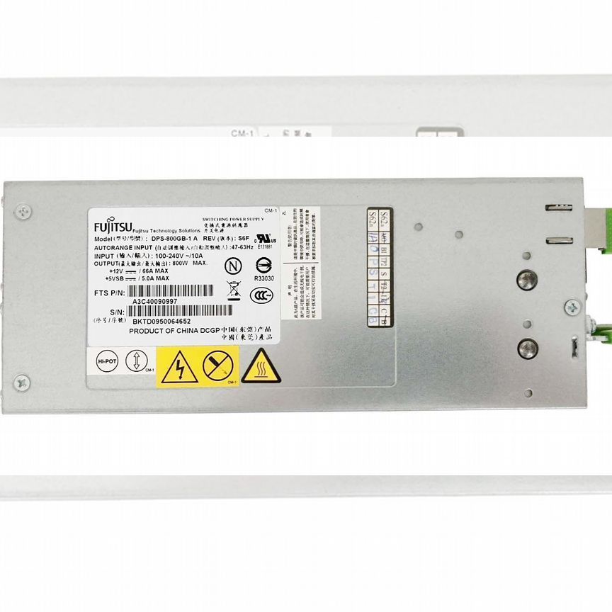 [DPS-800GB-1] Резервный Блок Питания Fujitsu A 800w Dps-800gb-1
