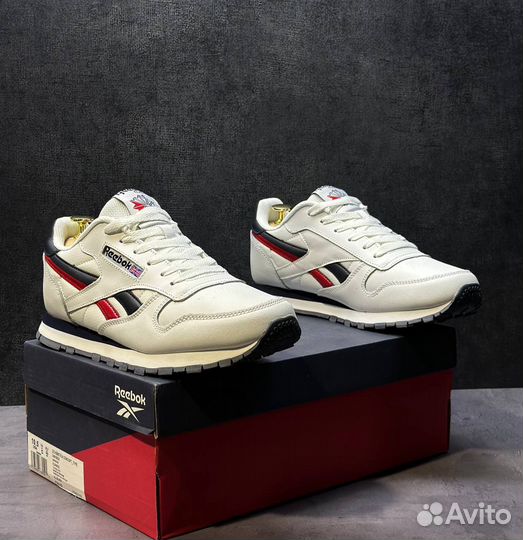 Кроссовки мужские reebok classic leather