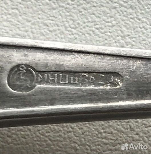 Ложки десертные и чайные наборы мельхиор 1973 г