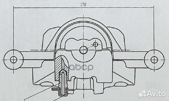 Суппорт торм. для а/м Kia Ceed (07) /Hyundai i3