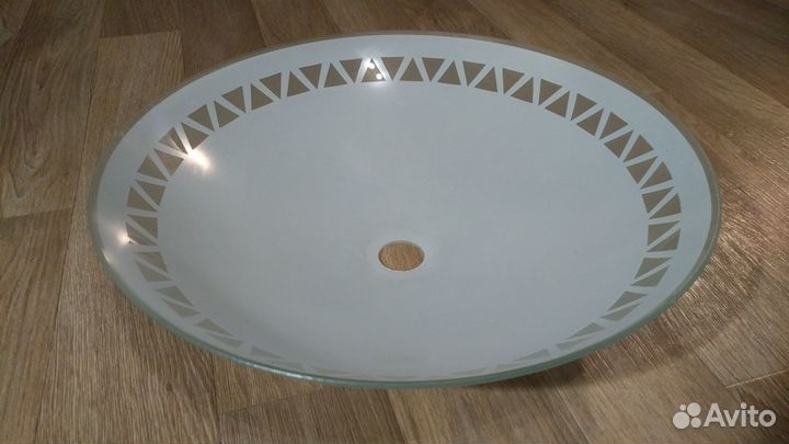 Светильник стеклянный 50 см и плафон 49 см