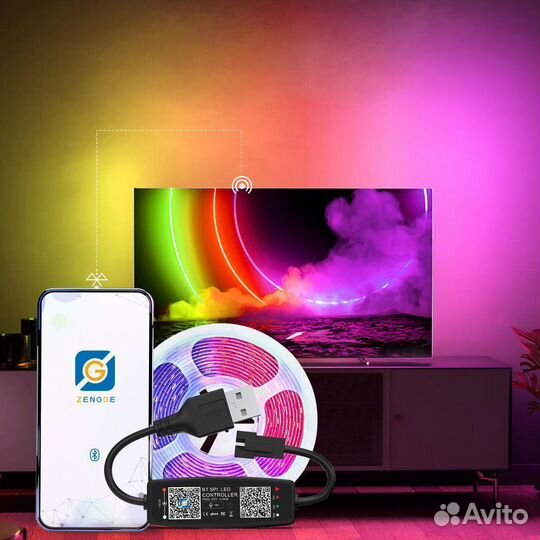 Контроллер Bluetooth, RGB, 3PIN, Огонек OG-LDL43