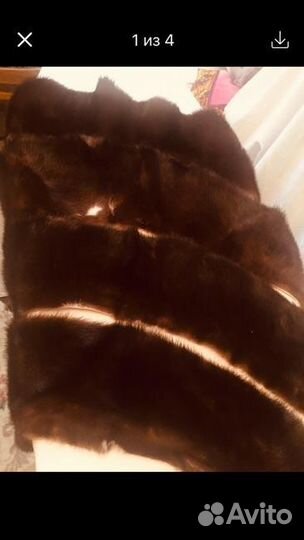 Воротники норковые новые