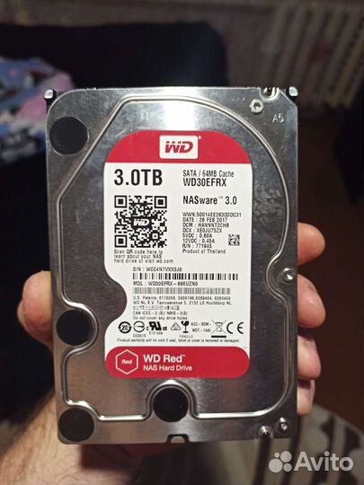 Жесткий диск WD Red 3Tb Nas
