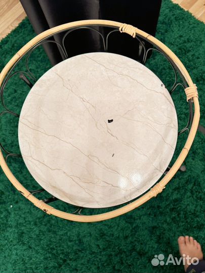 Журнальный столик круглый бу