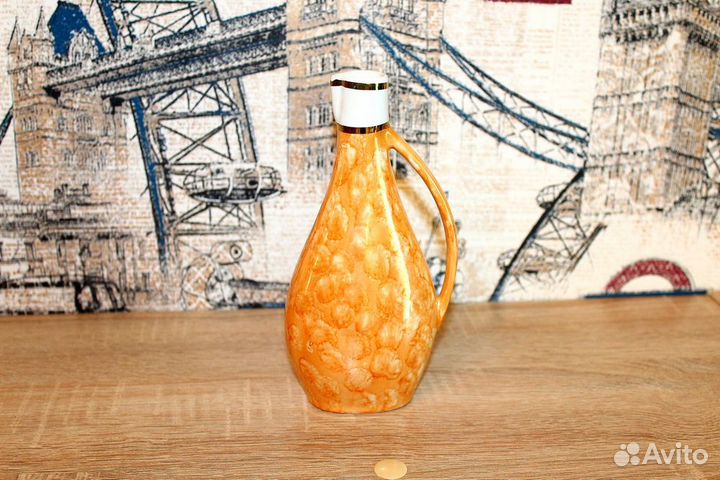 Графин керамический и 4 рюмки СССР