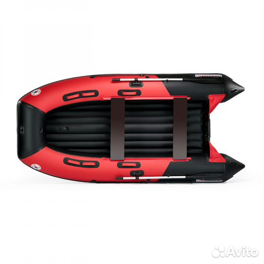 Лодка mishimo lite 350 красный/чёрный