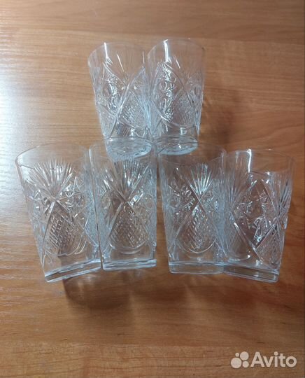 Стопки хрустальные