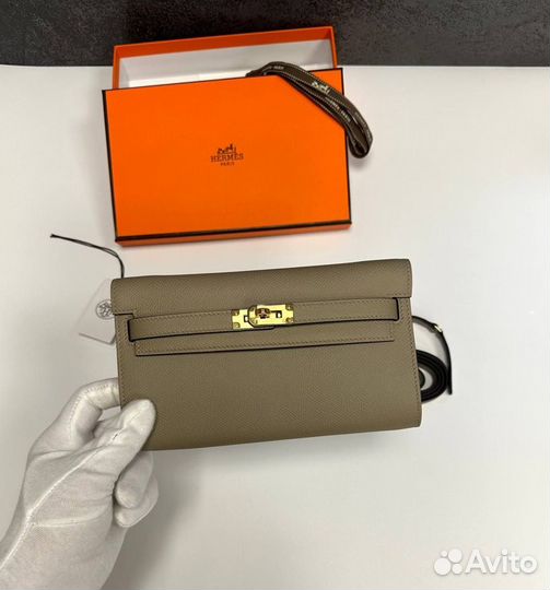 Сумка Hermes Kelly 20 натуральная кожа