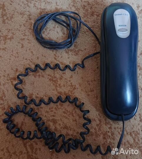 Телефон проводной домашний стационарный кнопочный