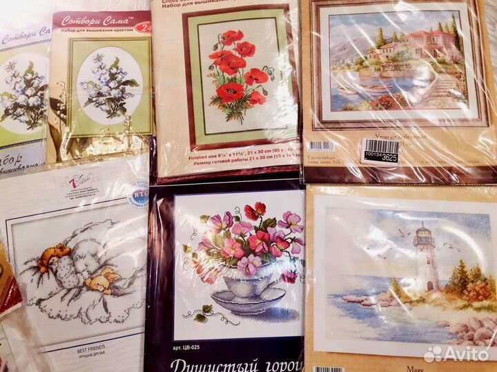 Новые Наборы для вышивания и остатки