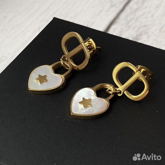 Серьги christian dior