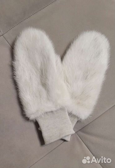 Варежки из натурального меха