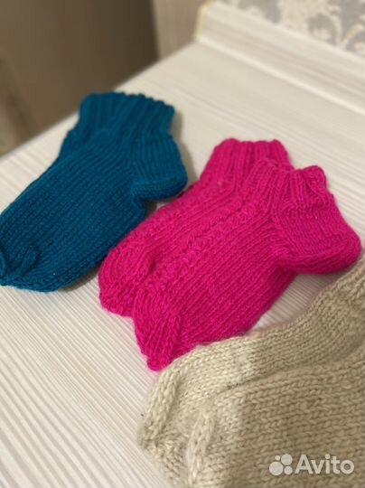 Вязанные носки детские