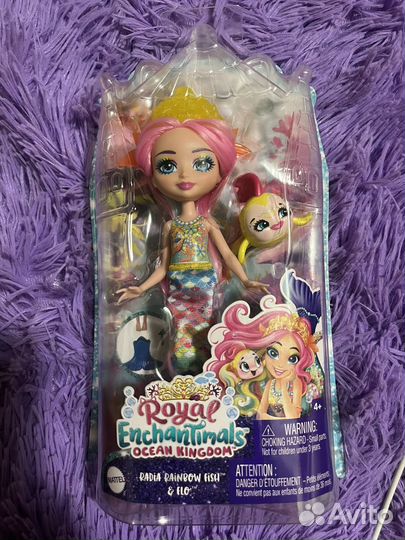Кукла enchantimals с питомцем новая