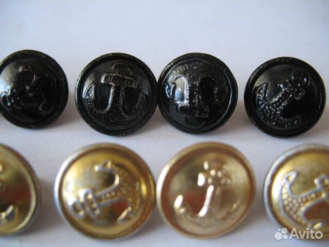 Лот. Пуговицы вмф СССР, малые повседневные
