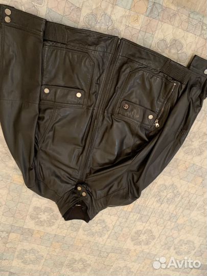 Кожаная куртка hugo boss