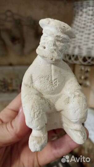 Гипсовая статуэтка Дед Щукарь СССР