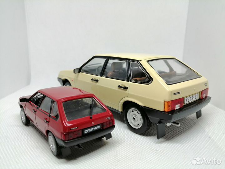 Модель ваз-2109 «Самара» в масштабе 1:24