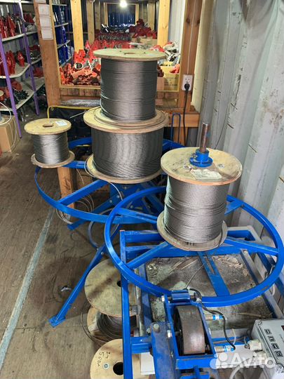 Трос нержавеющий 4 мм. Плетение 7х7, нержавеющая с