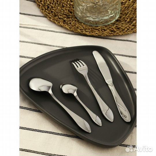 Набор столовых приборов 'Волна', 24 предмета, карт