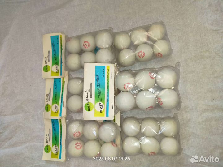 Шарики для настольного тенниса