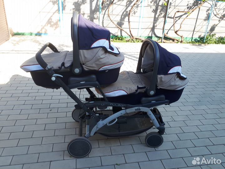 Коляска для двойни