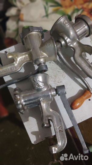 Мясорубка ручная СССР чугунная