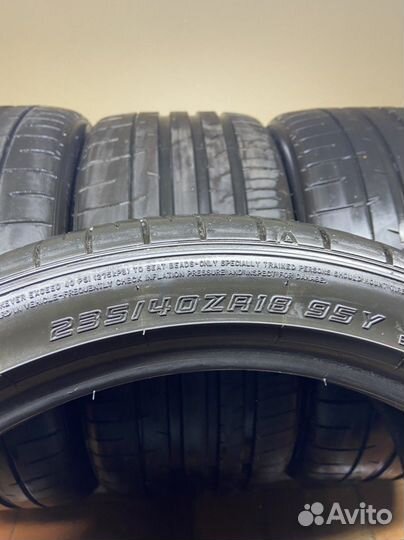Dunlop SP Sport Maxx 050+ 235/40 R18 и 255/35 R18 95Y