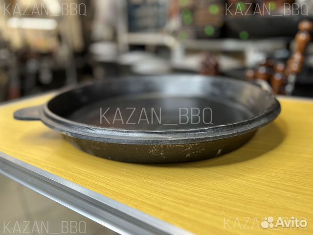 Крышка сковорода для казана 16 л, чугунная