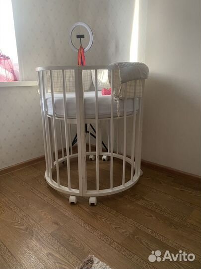Детская кроватка круглая