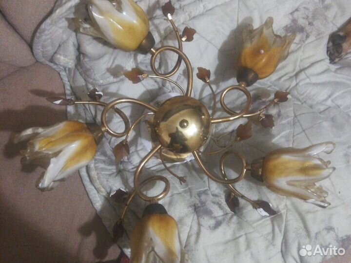 Люстра потолочная бу