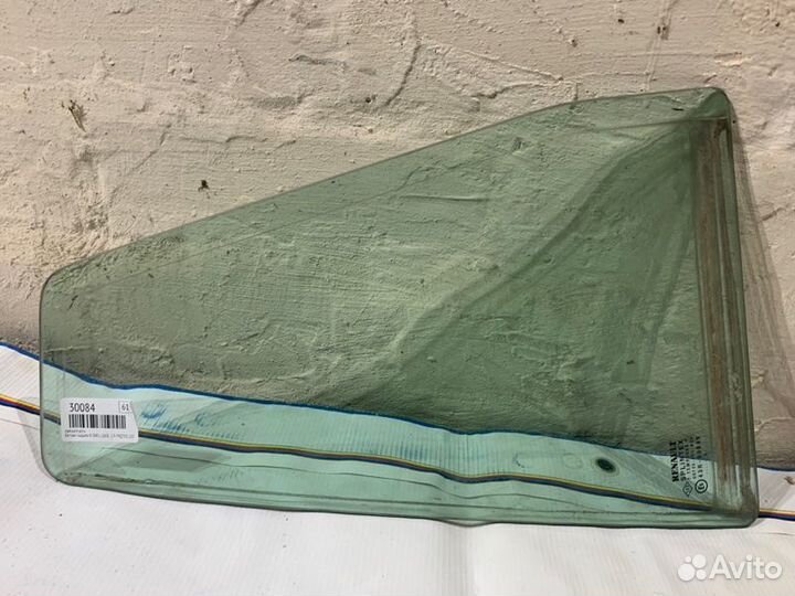 Стекло двери задней левой (форточка) Renault