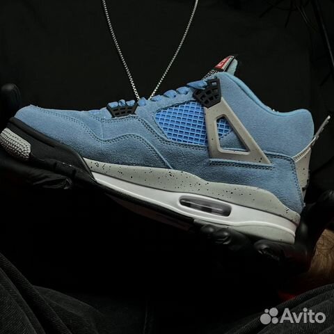 Кроссовки Nike Air jordan 4 retro university blue