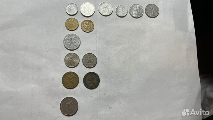 Монеты Чехословакия