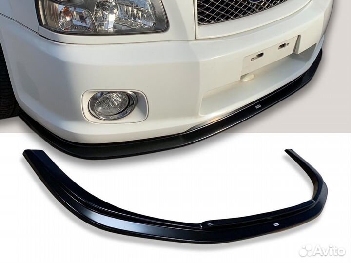 Передний сплиттер, губа Subaru Forester SG 02-05
