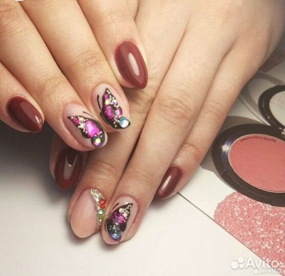 Маникюр, наращивание ногтей, их коррекция