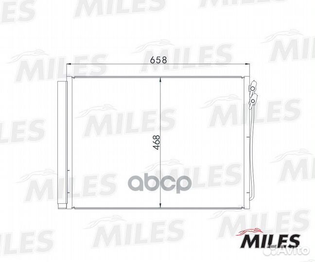 Конденсер BMW F01-F04/F06-F07/F10-F13 2.0-6.0 0