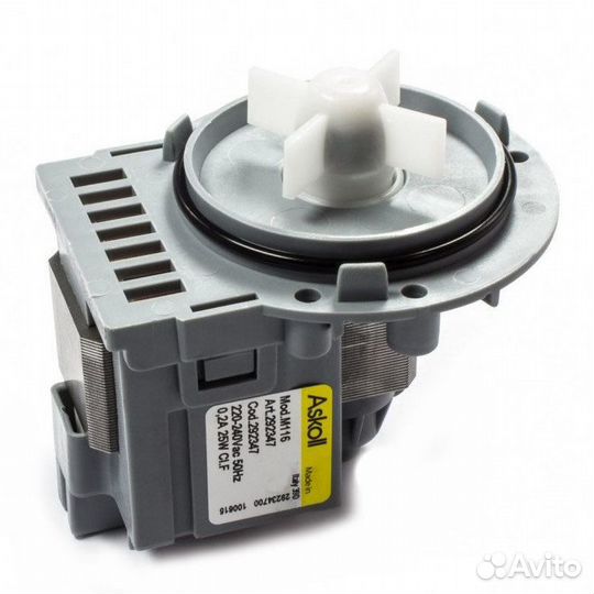 Сливной насос askoll 25W (3 винта, фишка назад) PM