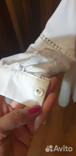 Блузка с кружевом, школьная