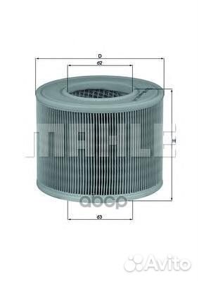Фильтр возд.saab 9-5 LX986 Mahle/Knecht